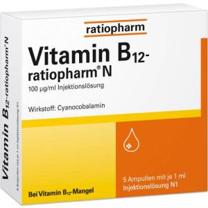 VITAMIN B12-RATIOPHARM N 100 μg/ml Inj.-Lsg.Amp.