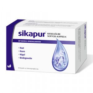 SIKAPUR Kieselsäure Softgel-Kapseln mit Biotin